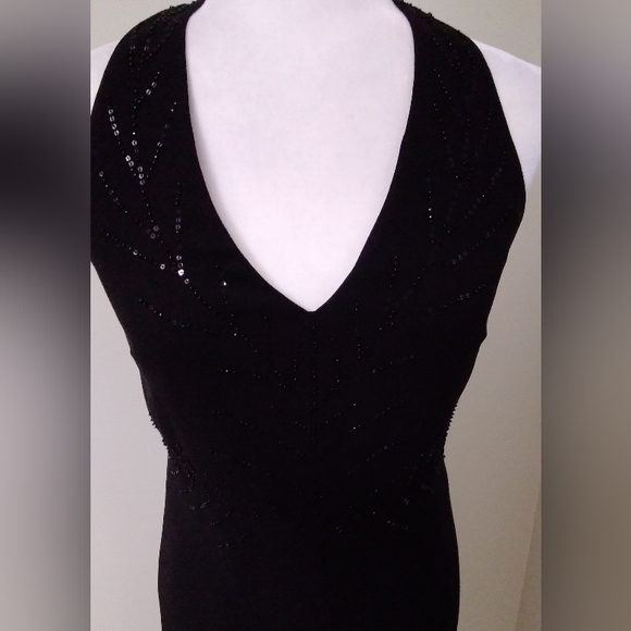 Evan Picone Midi Halter Sequins Dress - Picture 2 of 7